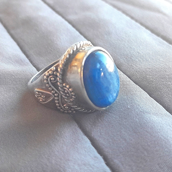 Source Unknown Other - COPY - Kyanite Sterling Silver Ring - size 8 1/2